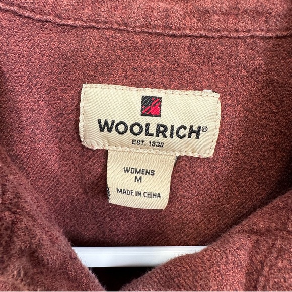Woolrich Women’s Medium Long Sleeve Button Down Flannel Shirt - Picture 2 of 4